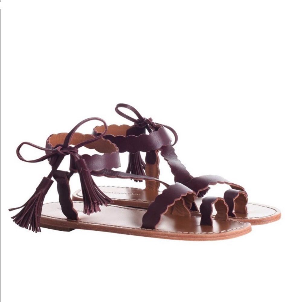Zimmermann scalloped sandals